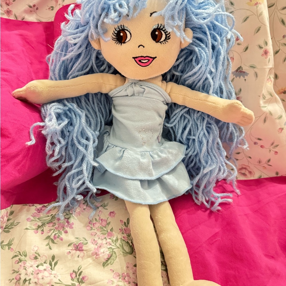 Blue Doll with Dress
